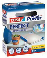 tesa PERFECT 56341-00029-03 Textieltape tesa extra Power Blauw (l x b) 2.75 m x 19 mm 1 stuk(s)