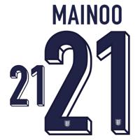 Mainoo 21 (Officiële Engeland Bedrukking 2024-2025)
