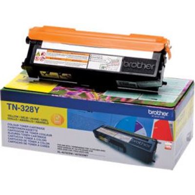 Brother TN-328 Y Toner geel