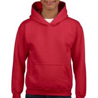 Gildan sweater met capuchon - rood - voor kinderen - kinderkleding