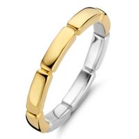 TI SENTO-Milano 12269SY Ring zilver goud- en zilverkleurig 2,5 mm TI SENTO-Milano 12269SY Ring zilver goud- en zilverkleurig 2,5 mm