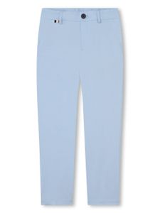 BOSS Kidswear pantalon slim à taille mi-haute - Bleu