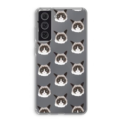 It's a Purrr Case: Samsung Galaxy S21 FE Transparant Hoesje