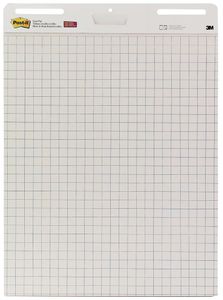 Post-it meeting chart, ft 63,5 x 77,5 cm, geruit, 30 vel, pak van 2 blokken