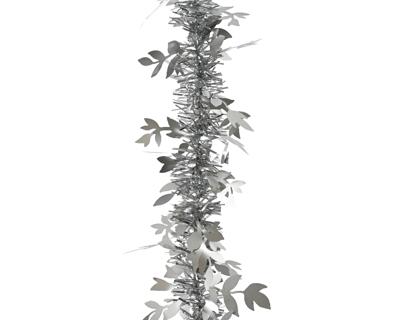 Lametta guirlande pvc d3h200 cm zilver kerst - Decoris