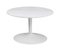 Bendt Ronde Salontafel Tempest Keramiek met marmerprint, 60cm - Wit - thumbnail