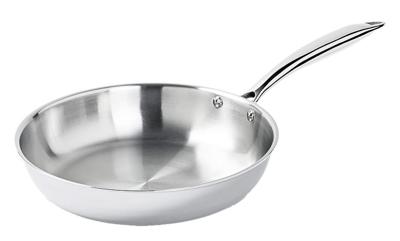 Cookinglife Koekenpan ø 24 cm - TriPly RVS - zonder anti-aanbaklaag
