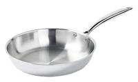 Cookinglife Koekenpan ø 24 cm - TriPly RVS - zonder anti-aanbaklaag