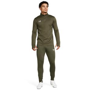 Under Armour Challenger Trainingspak 1/4-Zip Olijfgroen Wit
