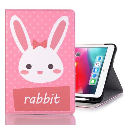 Konijn patroon horizontale Flip leren Case voor iPad Pro 11 inch (2018) met Card Slots & houder & portemonnee & Foto Frame & stylushouder