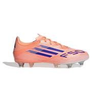 adidas F50 League IJzeren-Nop Voetbalschoenen (SG) Oranje Blauw Wit