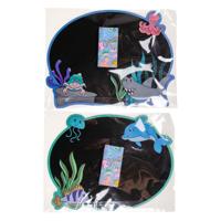 Duckiez Krijtbordje met krijt - onderwater wereld Duckiez Krijtbordje met krijt - onderwater wereld