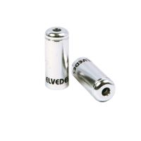 Elvedes Kabelhoedje 5mm aluminium zilver(10x)CP2012001