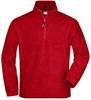 James & Nicholson JN043 Half-Zip Fleece - Red - XL