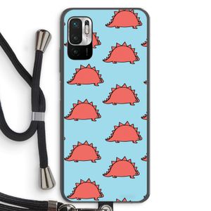 Dinosawrr: Xiaomi Redmi Note 10 5G Transparant Hoesje met koord
