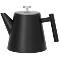 Leopold Vienna Theepot Oslo zwart - 1 liter - thumbnail