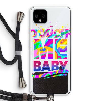 Touch Me: Pixel 4 XL Transparant Hoesje met koord
