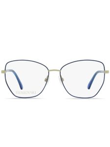 Swarovski lunettes de vue 5393 à monture papillon - Bleu