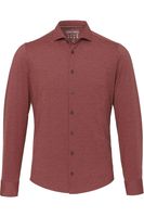 Pure Functional Slim Fit Jersey shirt terra, Effen - thumbnail