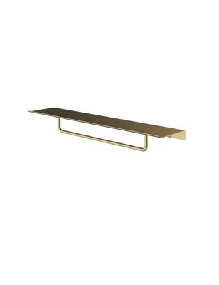 Hotbath &More Handdoek rek 40 cm voor Planchet serie Geborsteld messing PVD