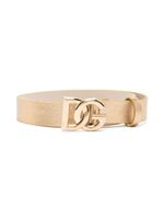 Dolce & Gabbana Kids DG logo-buckle belt - Or