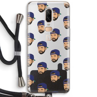 Drake Away: OnePlus 6 Transparant Hoesje met koord