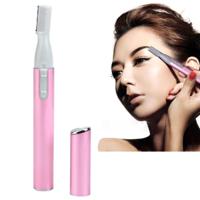 2 stks draagbare elektrische wenkbrauw gezicht haar trimmer Micro Precision Removal Clipper scheerapparaat gezicht zorg scheren Trimmers (metaalpoeder