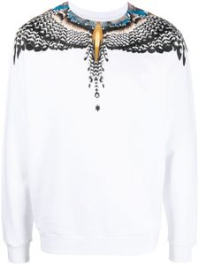 Marcelo Burlon County of Milan sweat à imprimé Grizzly Wings - Blanc