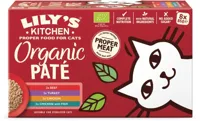 Lily's Kitchen Organic Patés multipack kattenvoer nat 8x85g