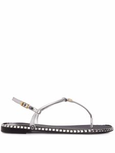 Giuseppe Zanotti sandales Bellatriks en cuir - Argent