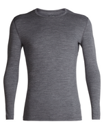 Icebreaker Merino 200 Oasis LS Crewe Thermoshirt Heren Gritstone HTHR XL