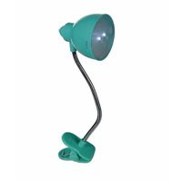 LED boek leeslampje met klem turquoise