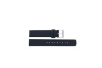 Horlogeband Skagen SKW2782 Leder Blauw 16mm