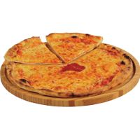 Bamboe houten pizza serveerplank 32 cm - thumbnail