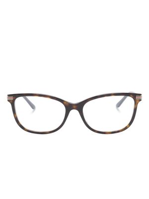 Gucci Eyewear lunettes de vue à monture papillon - Marron
