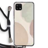 Geo #8: Samsung Galaxy A22 5G Transparant Hoesje met koord