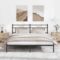 Bedframe zonder matras 183x213cm spaanplaat sonoma eikenkleurig