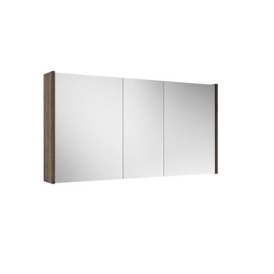 Adema Prime Spiegelkast - 120x63x16cm - inclusief zijpanelen - noten (hout) SW1212818/SW812073
