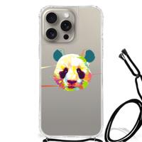 iPhone 15 Pro Max Stevig | Bumper Hoesje | Panda Color