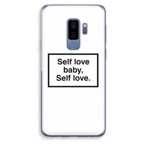 Self love: Samsung Galaxy S9 Plus Transparant Hoesje