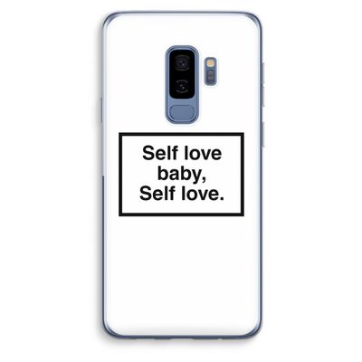 Self love: Samsung Galaxy S9 Plus Transparant Hoesje