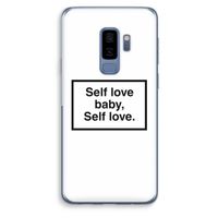 Self love: Samsung Galaxy S9 Plus Transparant Hoesje