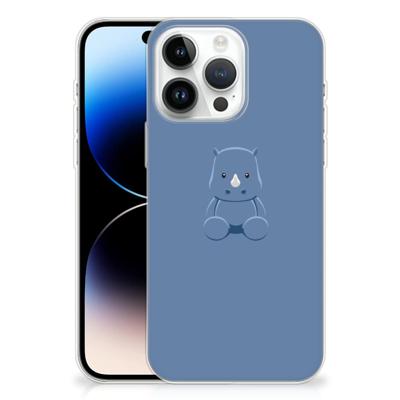 iPhone 14 Pro Max Telefoonhoesje met Naam Baby Rhino iPhone 14 Pro Max Telefoonhoesje met Naam Baby Rhino