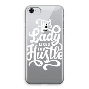 Hustle Lady: iPhone 8 Transparant Hoesje