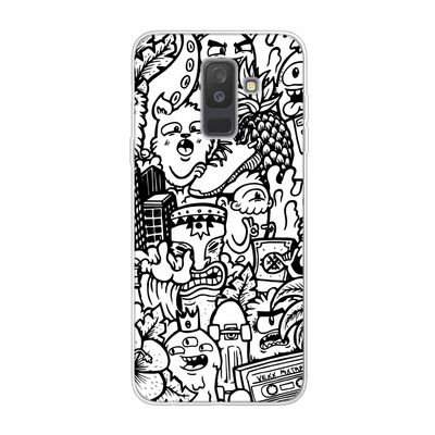 Vexx Mixtape #2: Samsung Galaxy A6 Plus (2018) Transparant Hoesje