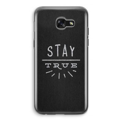 Stay true: Samsung Galaxy A5 (2017) Transparant Hoesje