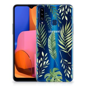 Samsung Galaxy A20s TPU Case Leaves