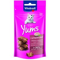 Vitakraft Cat Yums met lever kattensnack (40g) 9 verpakkingen