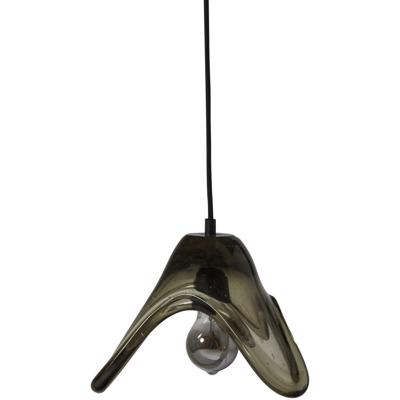 WOOOD Hanglamp 'Elle' Glas, kleur Groen