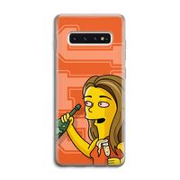 Jamie Lee Simpson: Samsung Galaxy S10 4G Transparant Hoesje